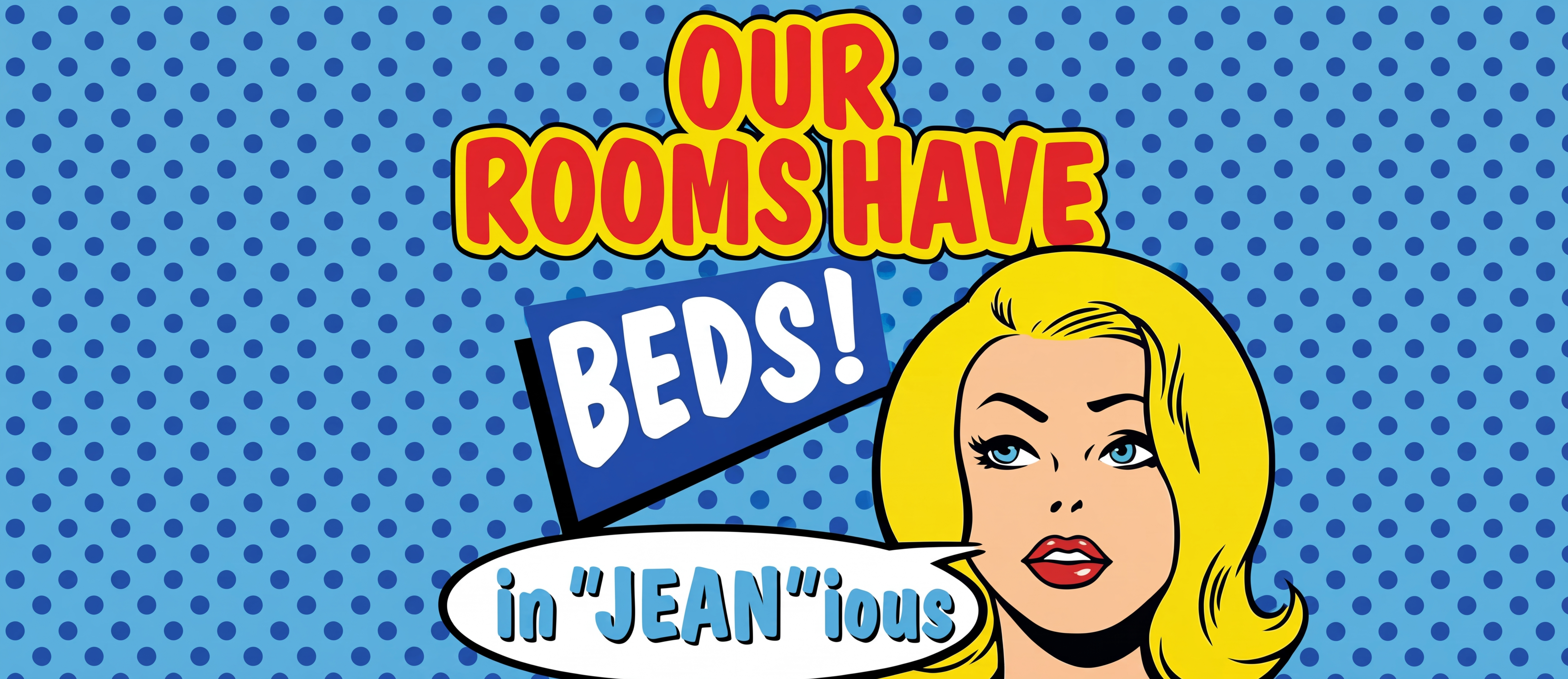 Our rooms have beds! In-JEAN-ious. Nevada Landing Hotel & Casino, Jean NV